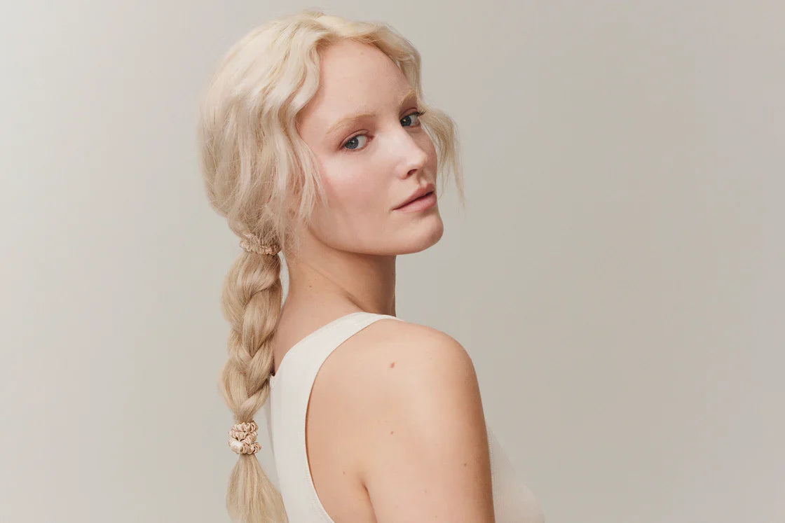 SLIP Skinny Scrunchies Blonde 4x