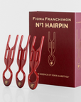 Nº 1 HAIRPIN | Ruby Red / Červená barva (3 ks)