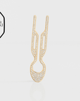 Fiona Franchimon Nº1 HAIRPIN Steel with Swarovski® Crystals | Yellow Gold Finish