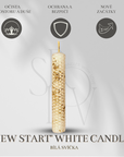 Sirov Candle  "New Start" White candle