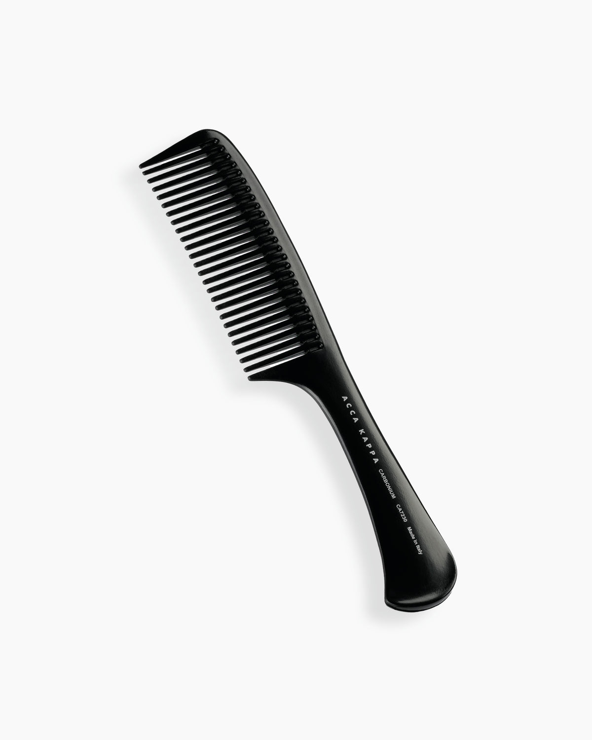 ACCA KAPPA | Carbonium Handle Comb Medium Teeth