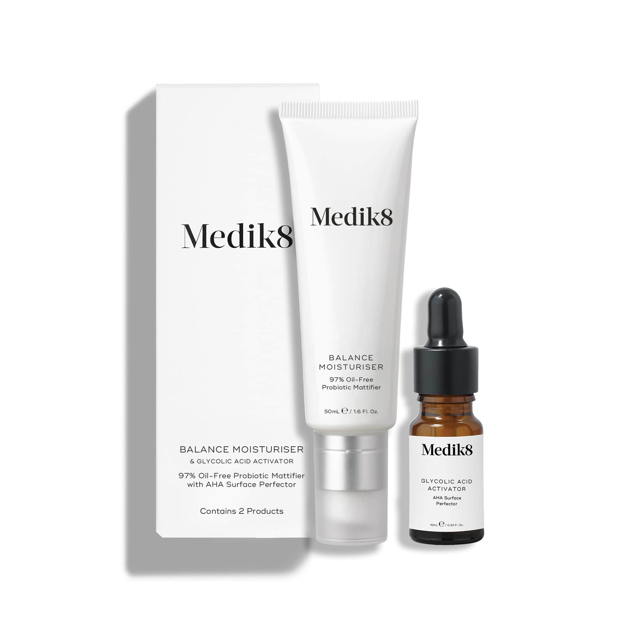 Medik8 Balance Moisturiser™ &amp; Glycolic Acid Activator™
