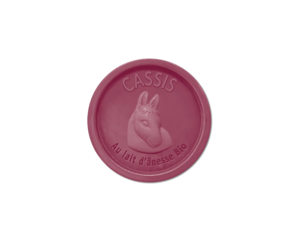 Esprit Provence Extra jemné tuhé mýdlo s oslím mlékem, 100 g – Černý rybíz