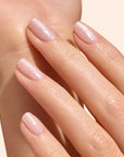 Manucurist Green Flash LED Shimmery Top Coat Silver 15 ml