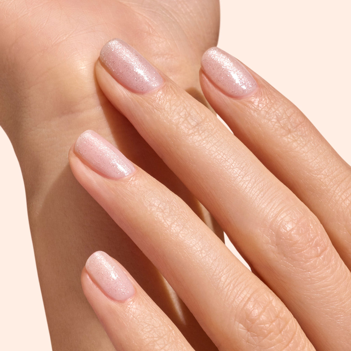 Green Shimmery Top Coat Silver