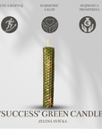 Sirov Candle  "Success" Green candle