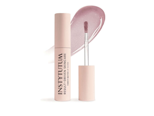 Instytutum Fancy Match Lip Gloss 3,5ml with applicator and shiny texture swatch