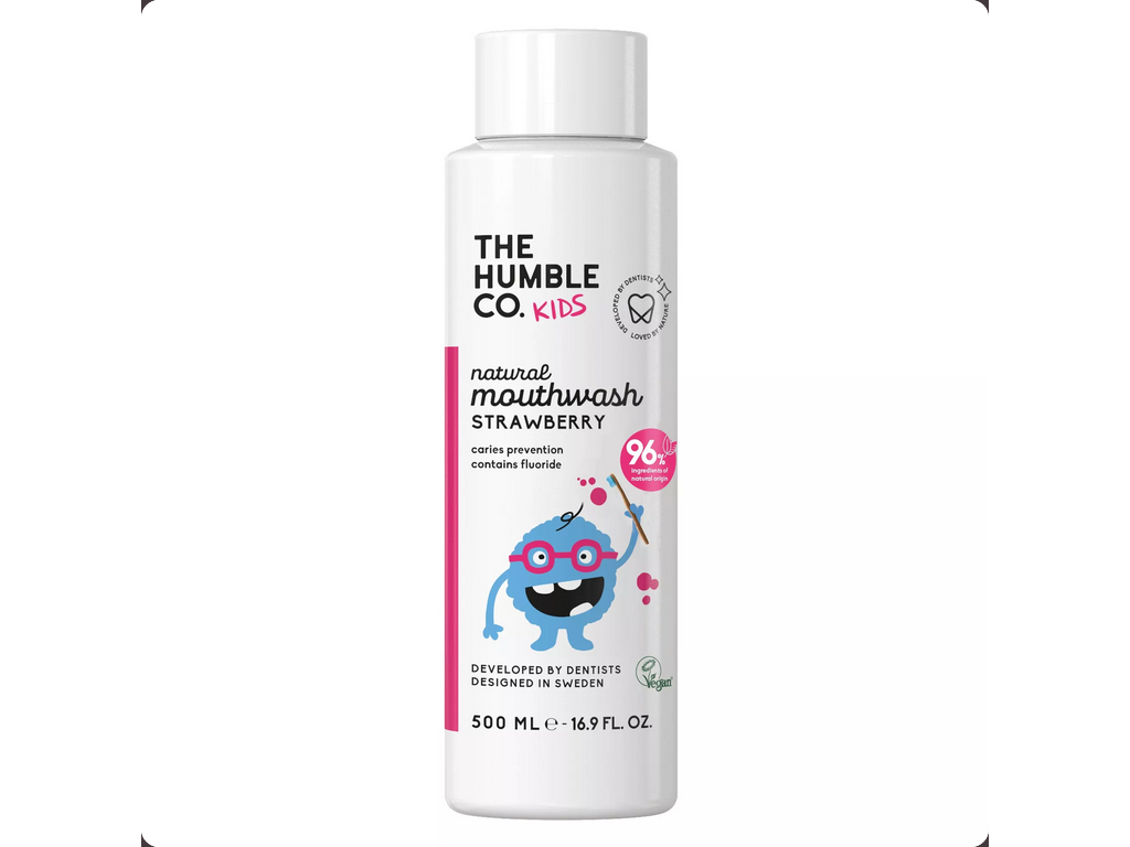 The Humble Co. Dětská přírodní ústní voda - jahoda 500ml