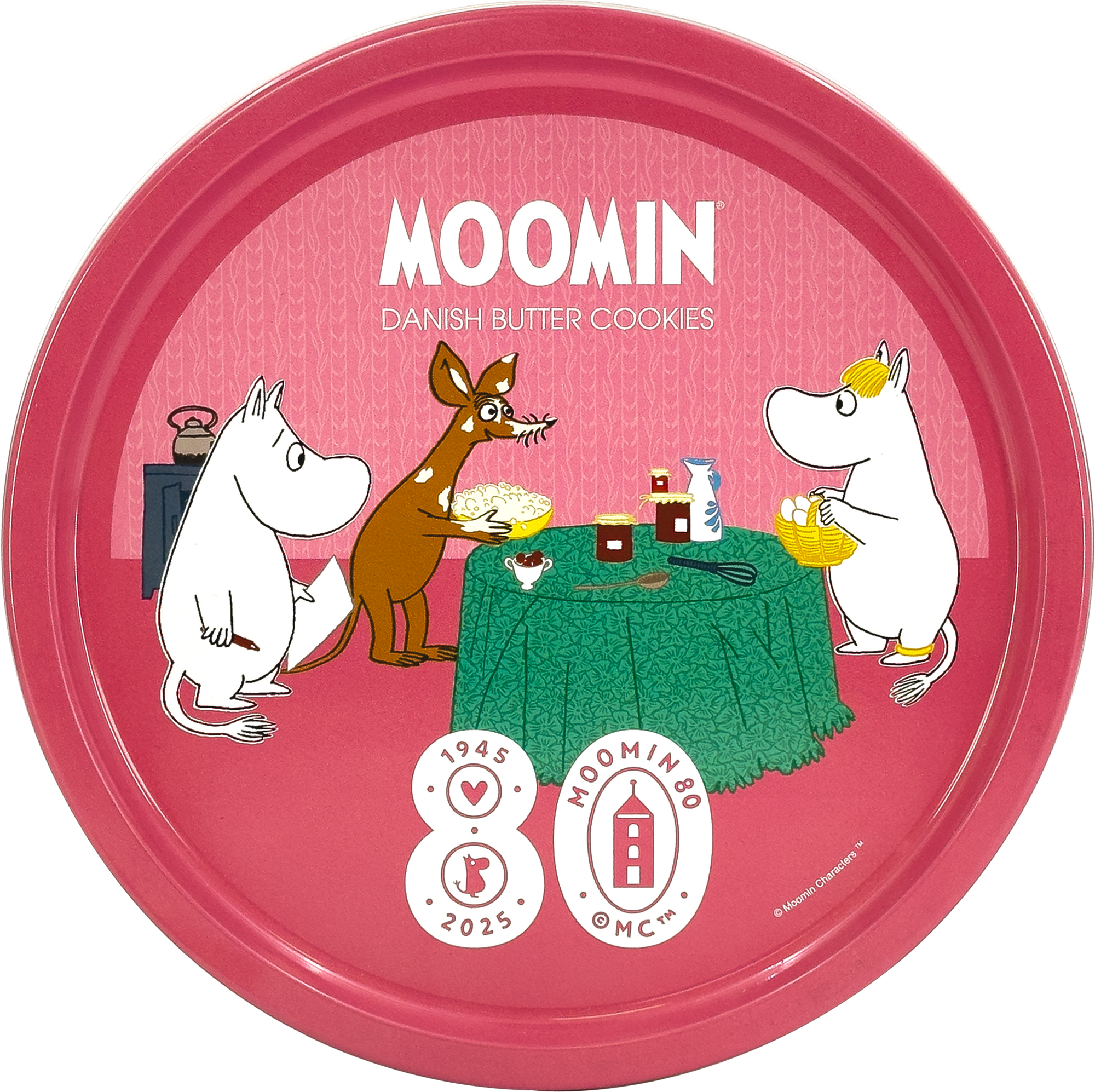 Máslové Sušenky v plechovce MOOMIN 430 g Limitovaná edice Mumínci Dárek