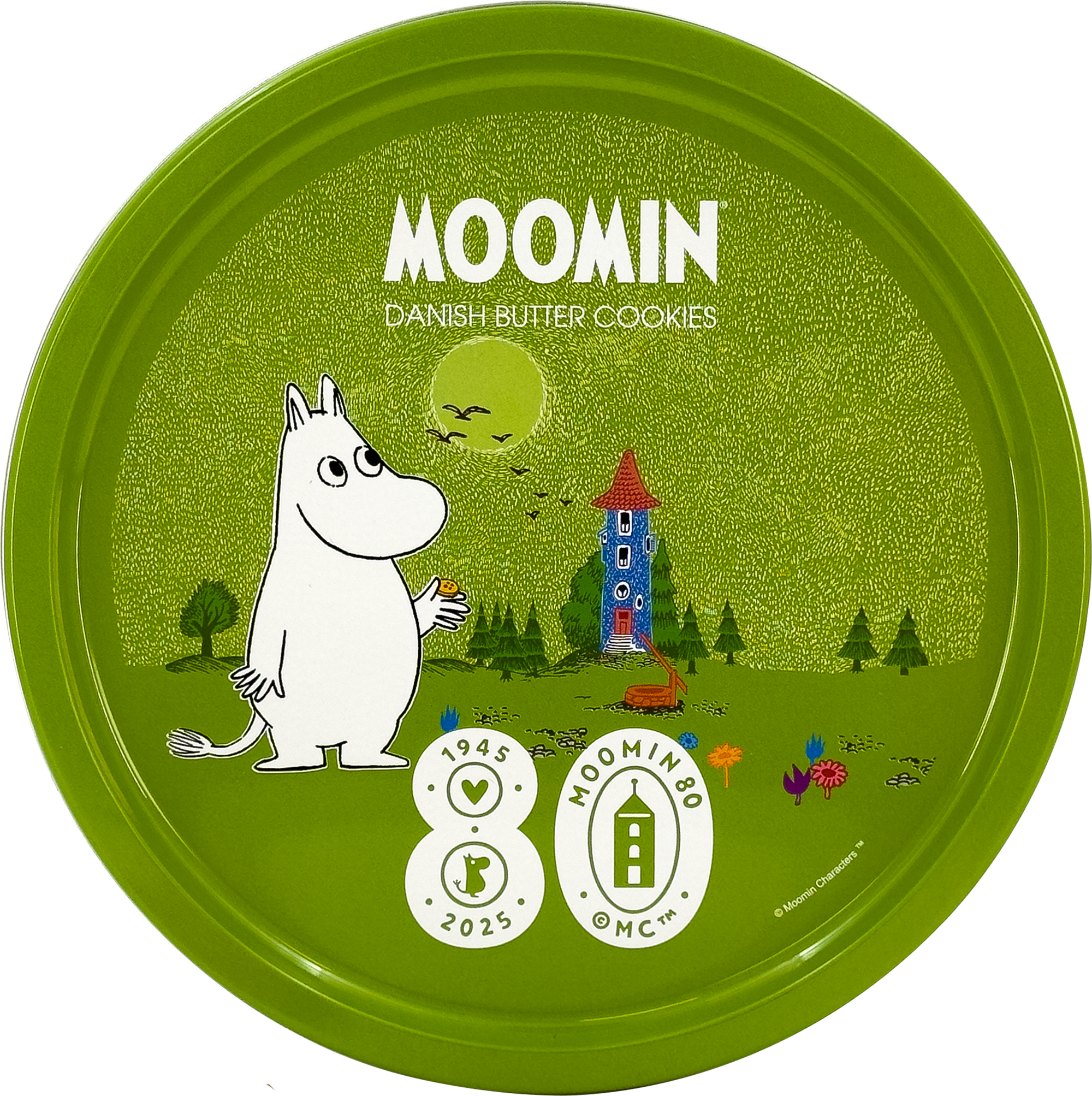 Máslové Sušenky v plechovce MOOMIN 430 g Limitovaná edice Mumínci Dárek