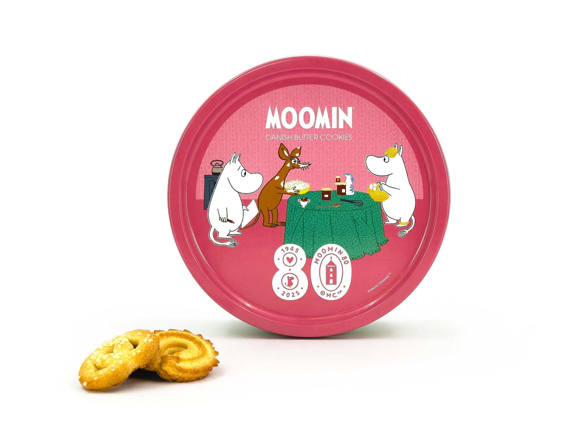 Máslové Sušenky v plechovce MOOMIN 430 g Limitovaná edice Mumínci Dárek