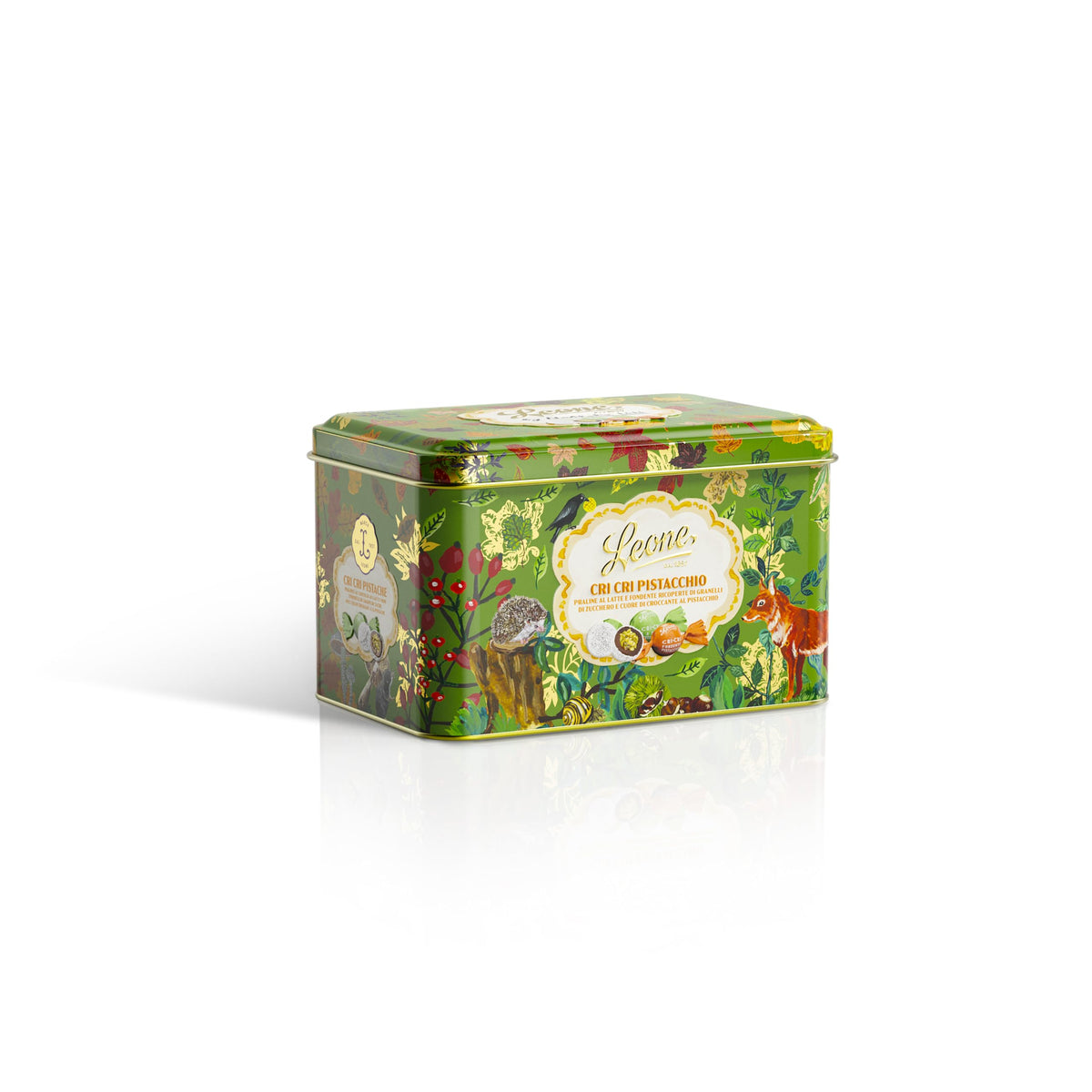 Leone 1857 Nathalie Lété dárková dóza s pralinkami Cri Cri Pistacchio