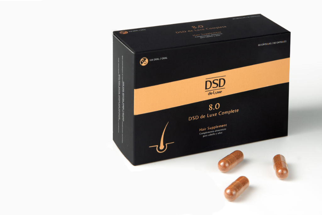 Dsd De Luxe Na podporu vlasů s obsahem Zinku, Biotinu, Mědi a Selenu Complete 8.0 - Doplněk Stravy 60 ks