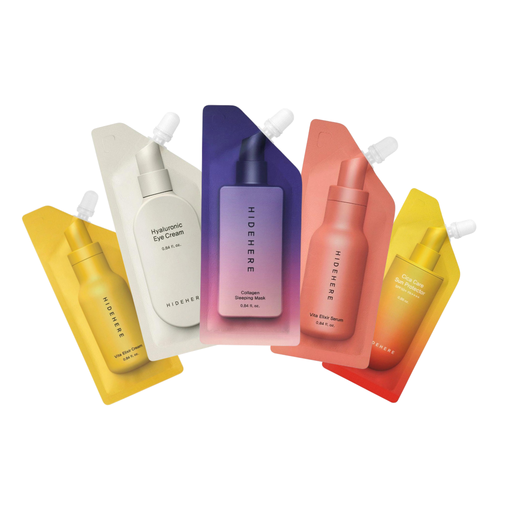HIDEHERE | Vita Elixir Edition – kompletní rutina pro rozjasnění pleti 5 × 25 ml