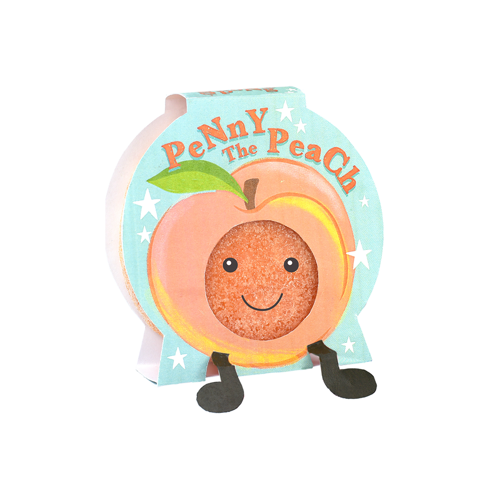 Bomb Cosmetics Penny the Peach Mýdlová houbička, 100 g
