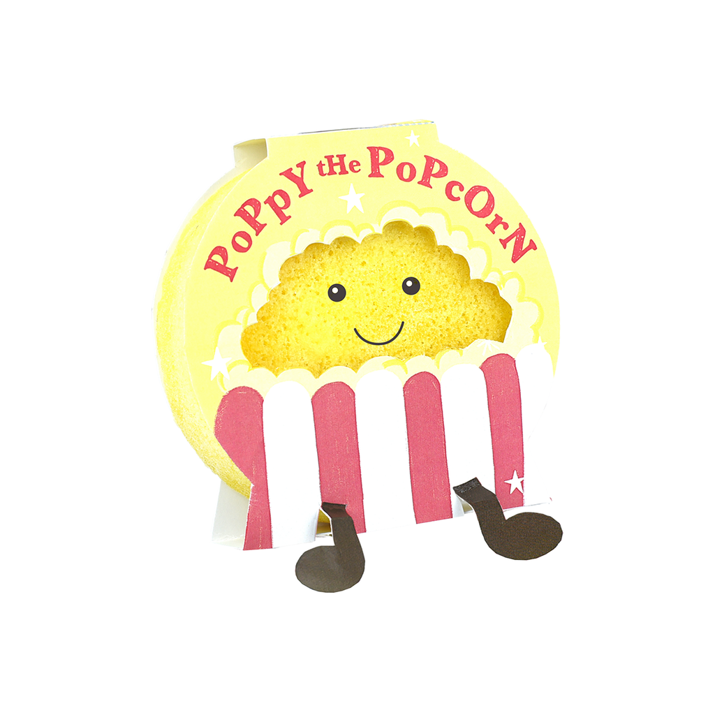 Bomb Cosmetics Poppy the Popcorn Mýdlová houbička, 100 g