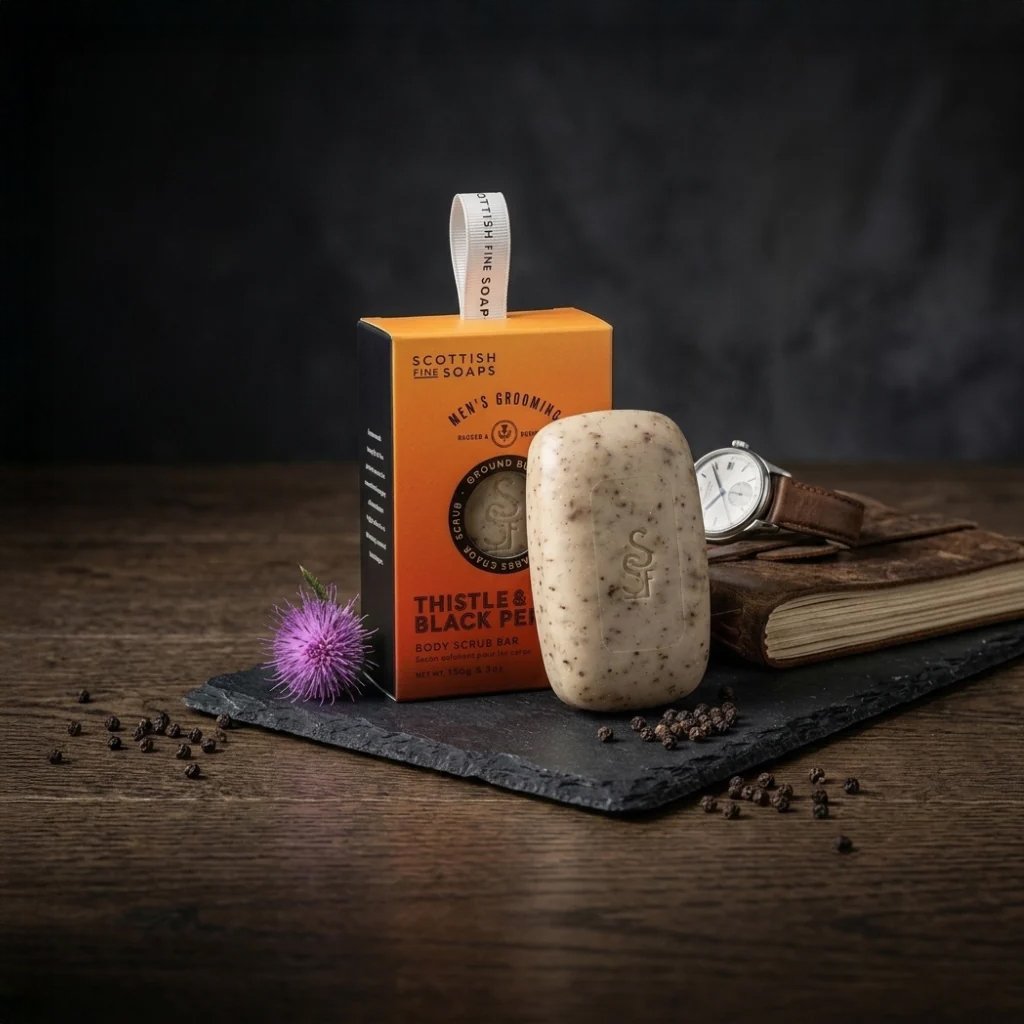 SCOTTISH FINE SOAPS  Exfoliační mýdlo, 150 g