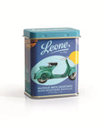 Leone 1857 × Vespa Miste Dissetanti – ovocné pastilky v plechové dóze, 30 g