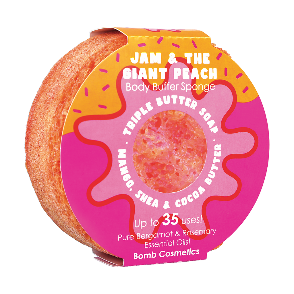 Bomb Cosmetics Jam &amp; the Giant Peach Mýdlová houbička, 200 g