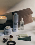 AUTHENTIC BEAUTY CONCEPT Wellness Pack – Hydrate péče, olej, jadeitový hřeben a kosmetická taštička
