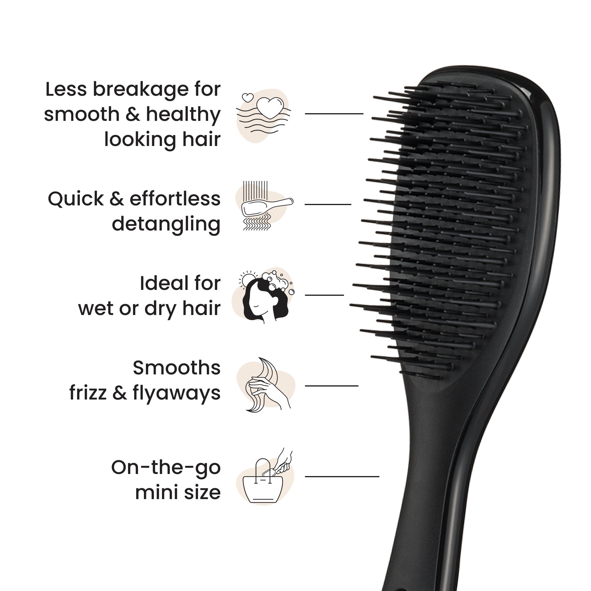 The Ultimate Detangler Electric Raspberry