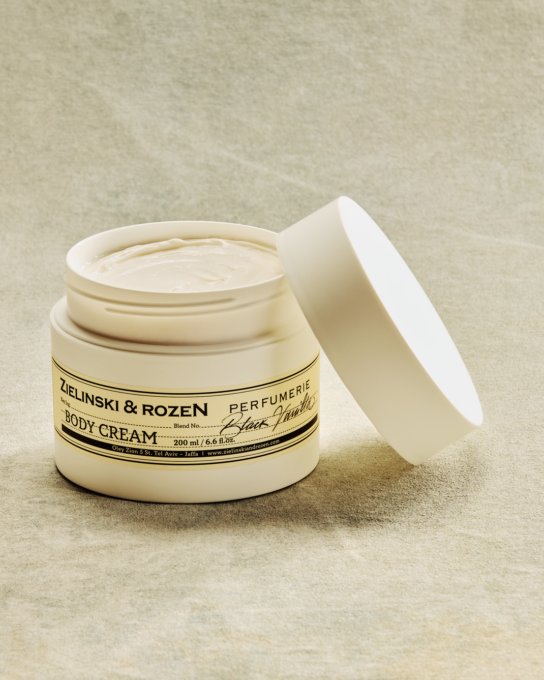 Zielinski &amp; Rozen | Body Cream Black Vanilla 195 ml