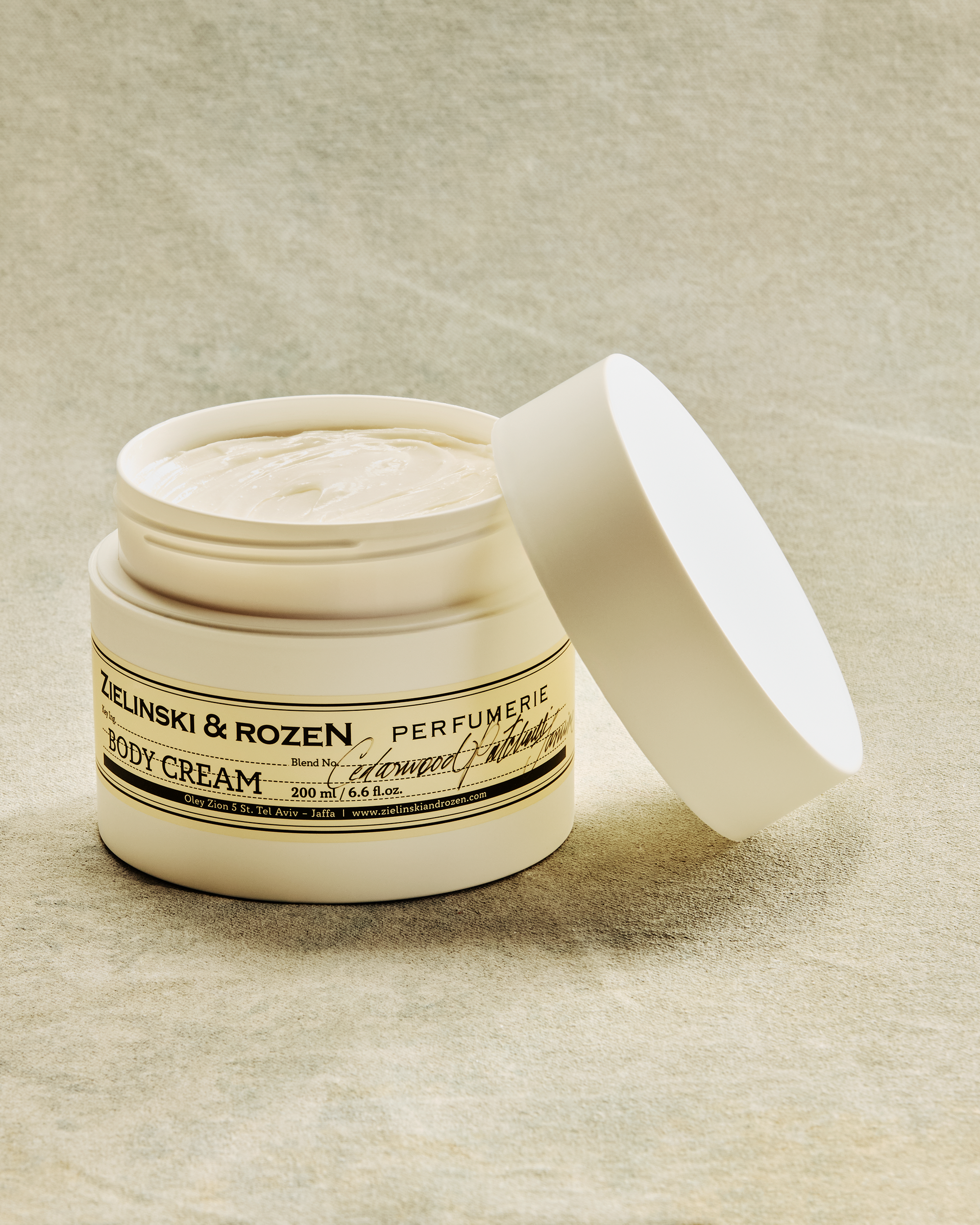 Zielinski &amp; Rozen | Body Cream Cedarwood, Patchouli, Jasmine 200 ml