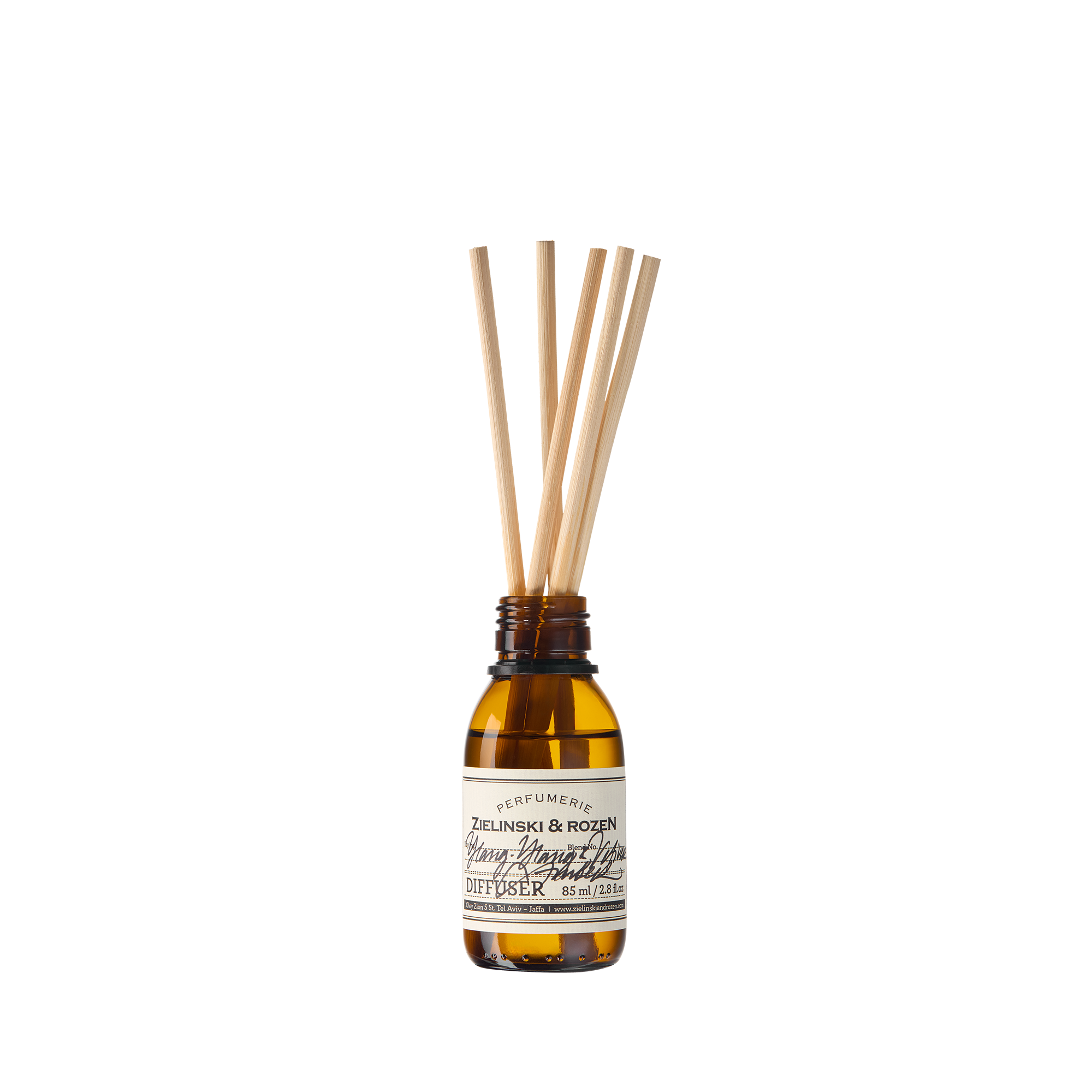Zielinski &amp; Rozen | Diffuser Ylang-Ylang &amp; Vetiver, Amber 85 ml