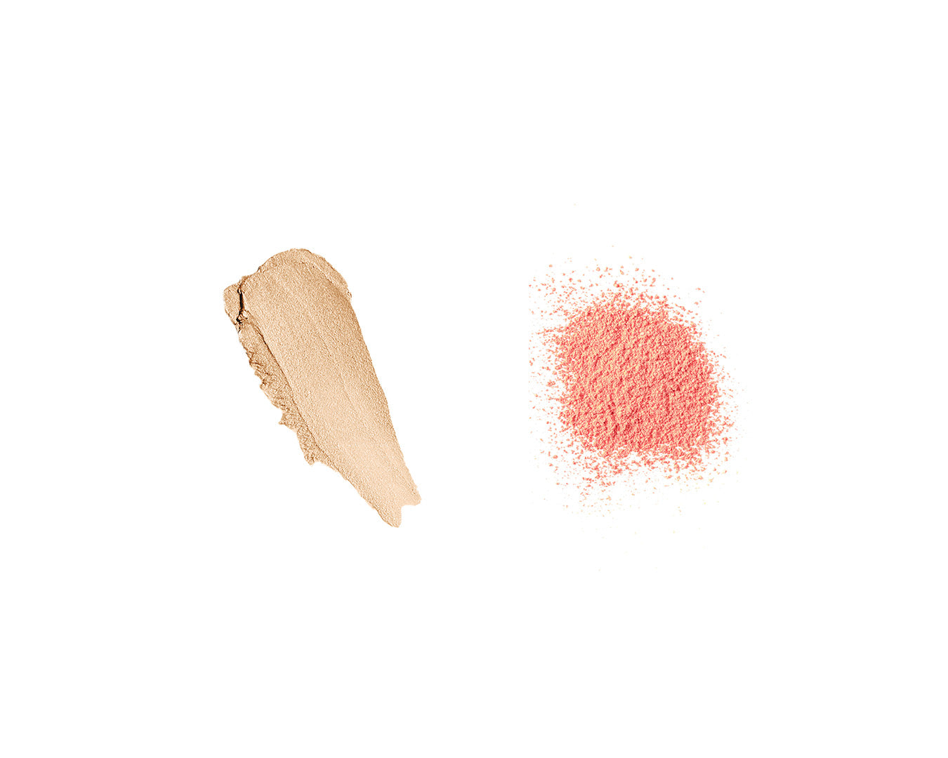 MI-RE Cosmetics Dual Blush-Lit Dual Blush + Highlighter Nacré  Duo tvářenka a rozjasňovač 2v1 – růžová