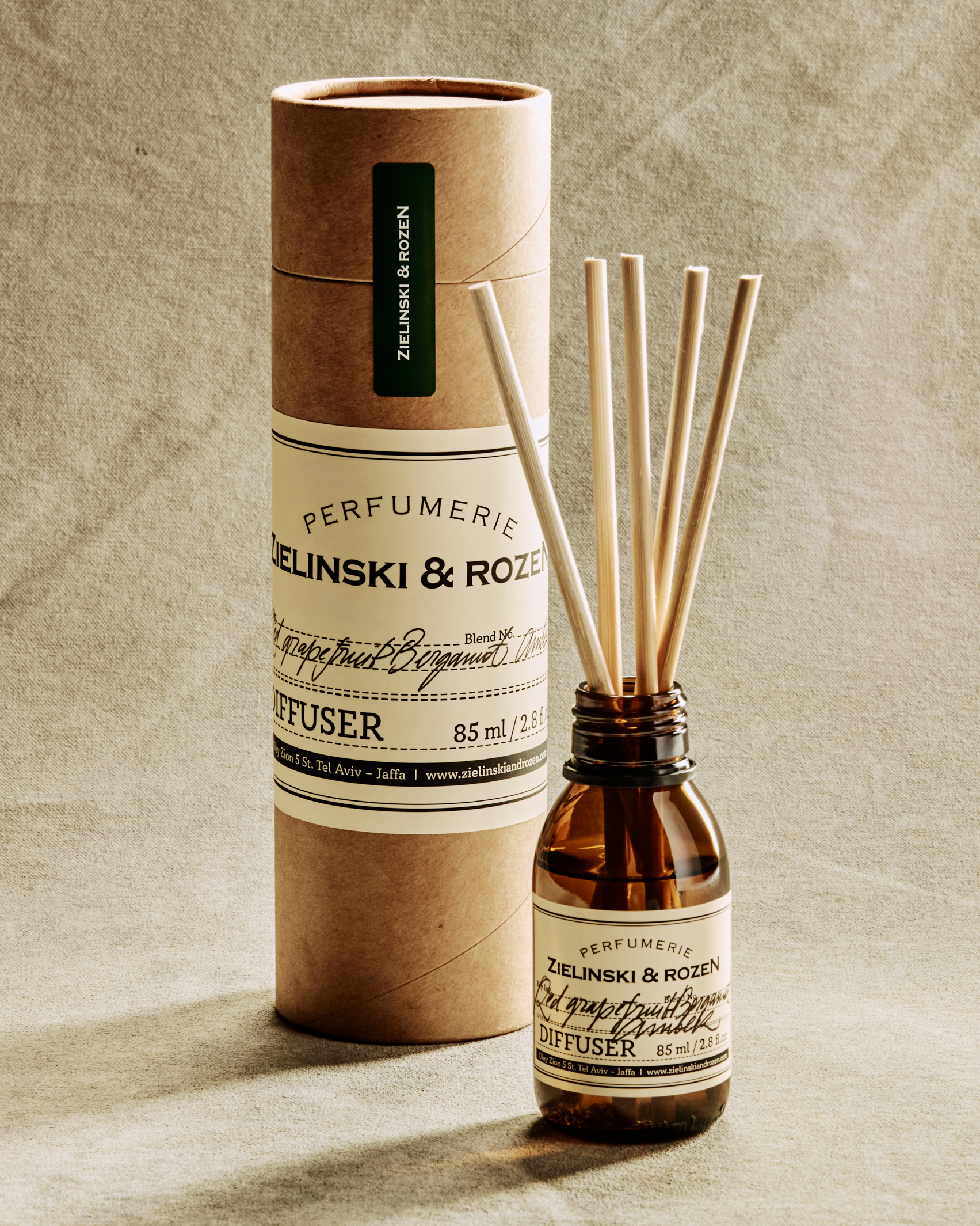Zielinski &amp; Rozen | Diffuser Red grapefruit, Bergamot, Amber