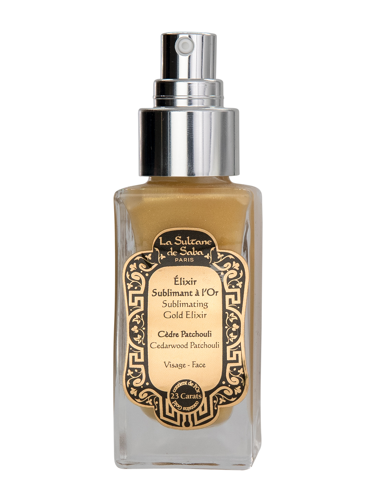La Sultane de Saba Sublime Gold Elixir - Cedarwood Patchouli Fragrance 50 ml
