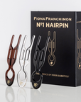 Nº 1 HAIRPIN | Set New York Collection | Black, Transparent & Brown