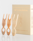 Nº 1 HAIRPIN | Paris Collection | Soft Beige, Satin Sand & Smooth Caramel