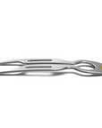 Nº1 HAIRPIN Steel | White Gold finish