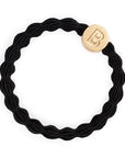 by Eloise London Gold Letter Charm Black