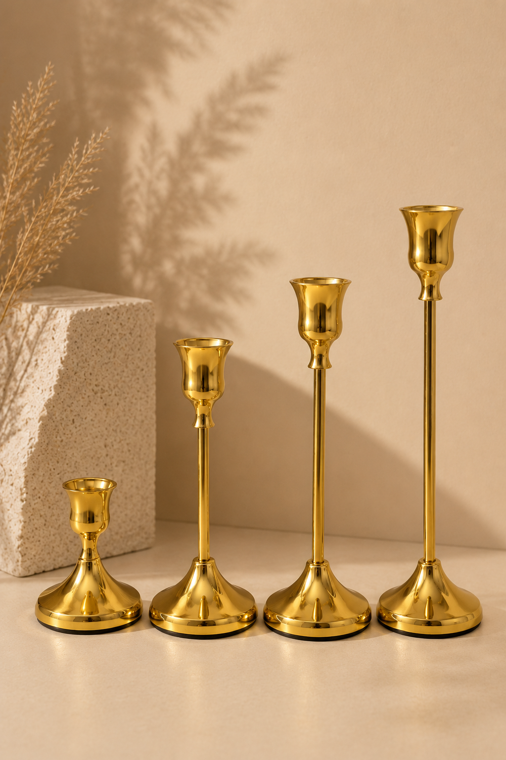 SIROV Gold Candle Holder