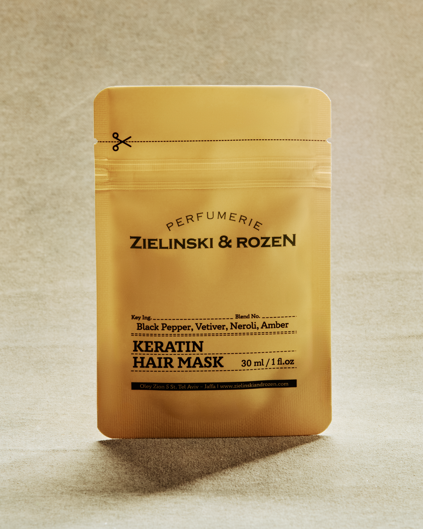 Zielinski &amp; Rozen | Keratin Hair Mask Black Pepper, Vetiver, Neroli, Amber