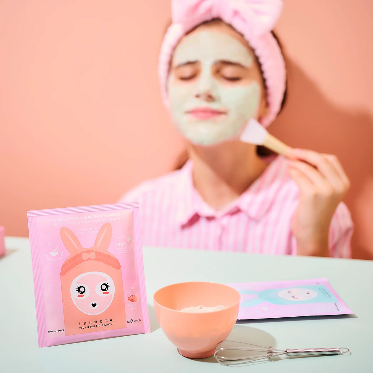 Inuwet  DIY Peel-Off Detox Powder Mask Litchi