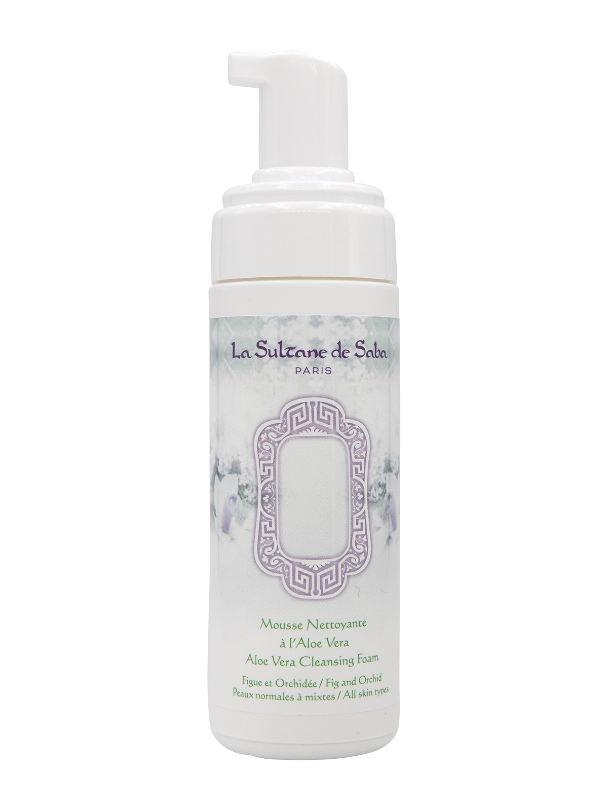 La Sultane de Saba Aloe Vera Cleansing Foam - Fig and Orchid Fragrance