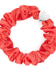 scrunchie neon peach