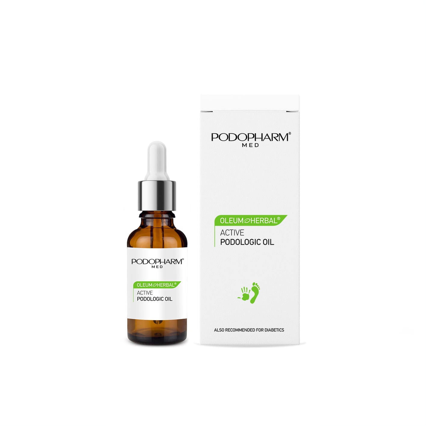 PODOPHARM OLEUM HERBAL aktivní podologický olej pro péči o nohy 10ml