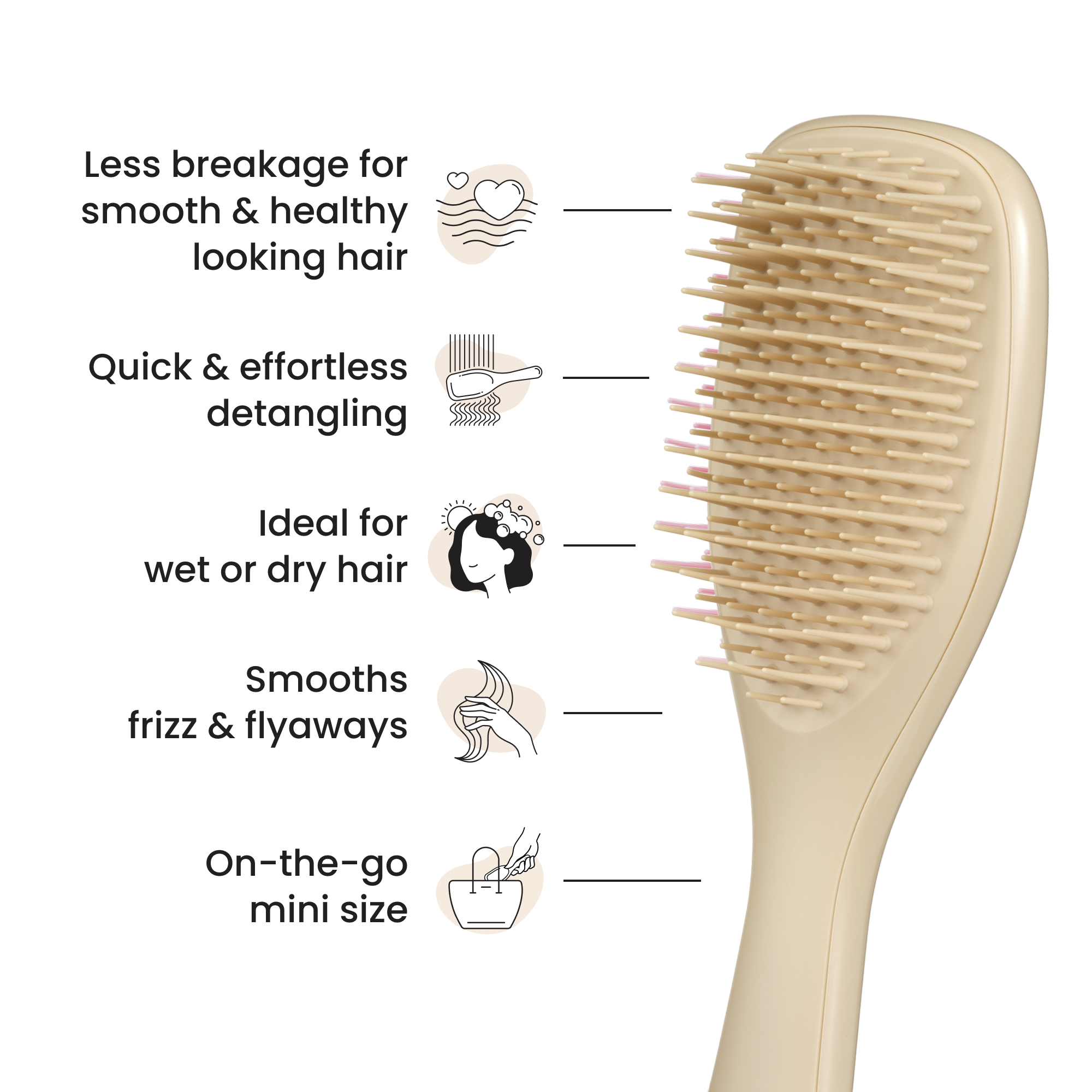 The Ultimate Detangler Electric Raspberry