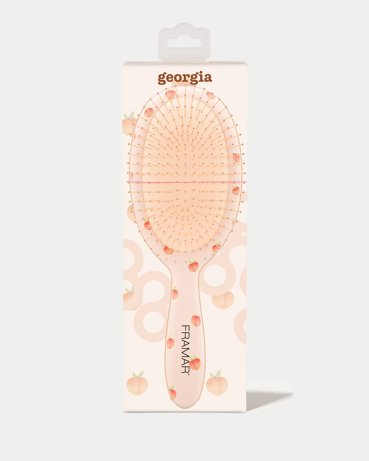 FRAMAR | Peach Please – Georgia Detangle Brush