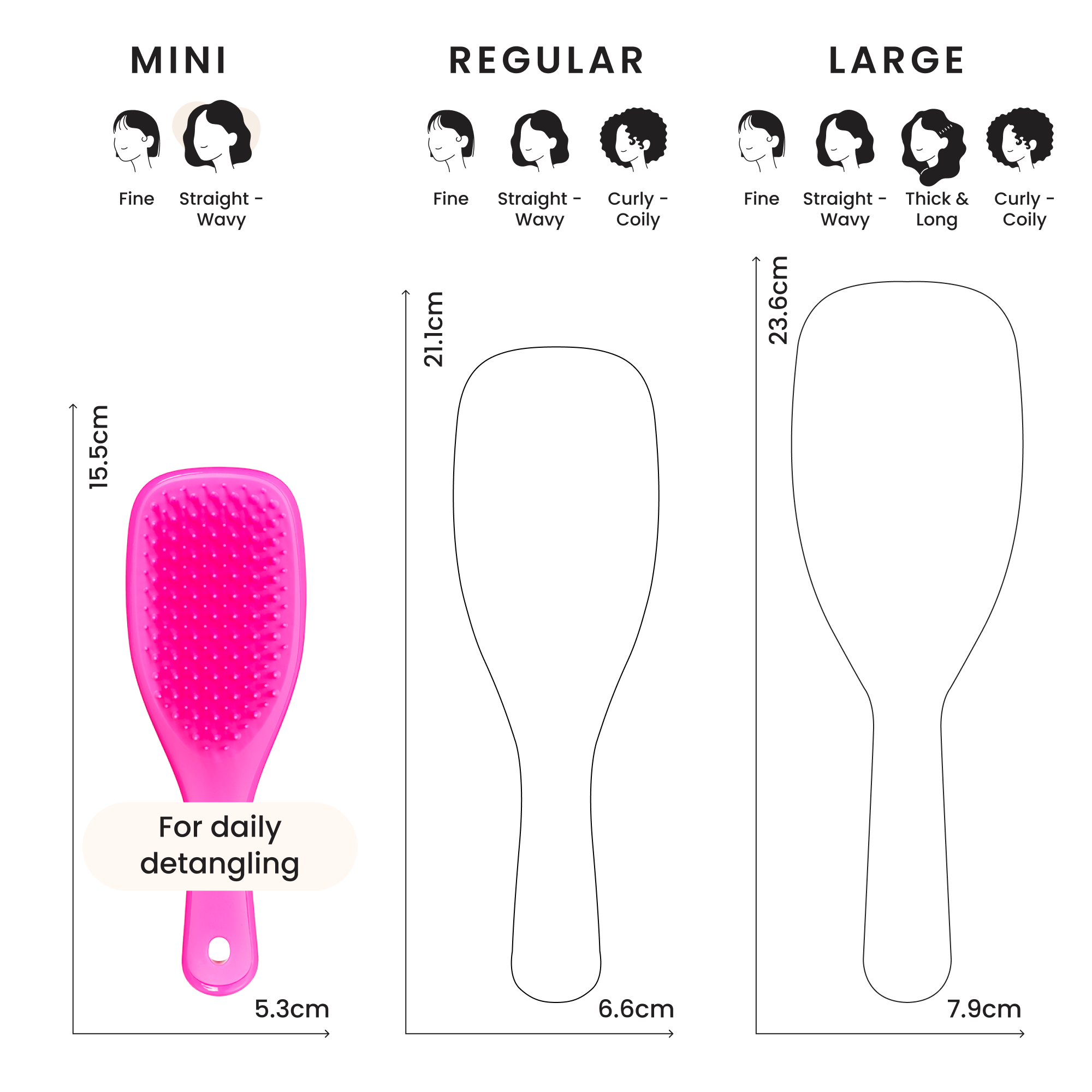 The Ultimate Detangler Electric Raspberry