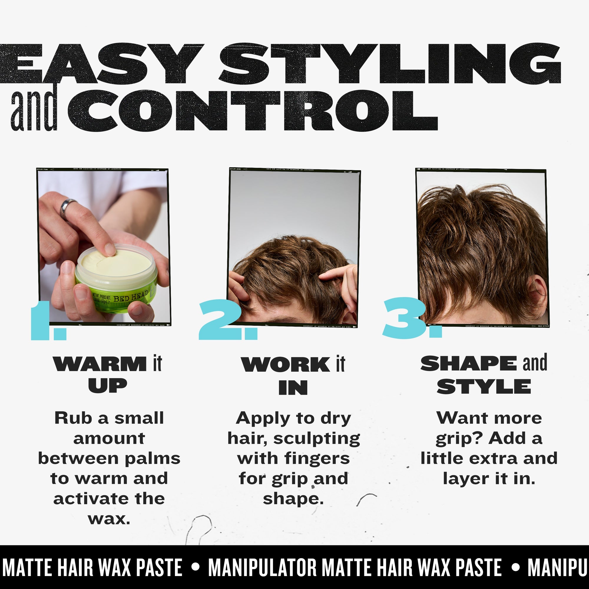 Tigi Bed Head Manipulator Matte™ Hair Wax Paste with Strong Hold
