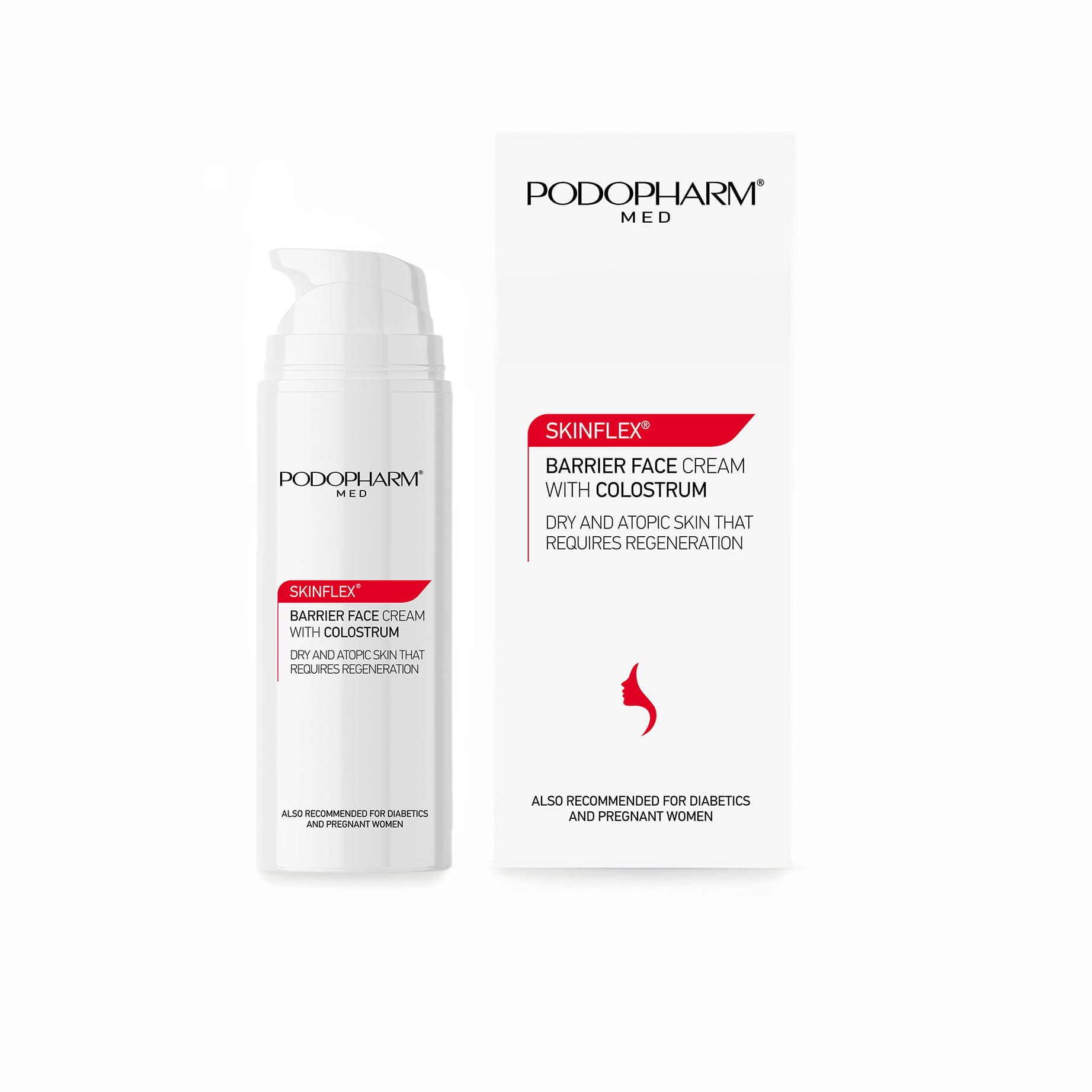 PODOPHARM SKINFLEX ochranný krém na obličej s kolostrem - 50ml