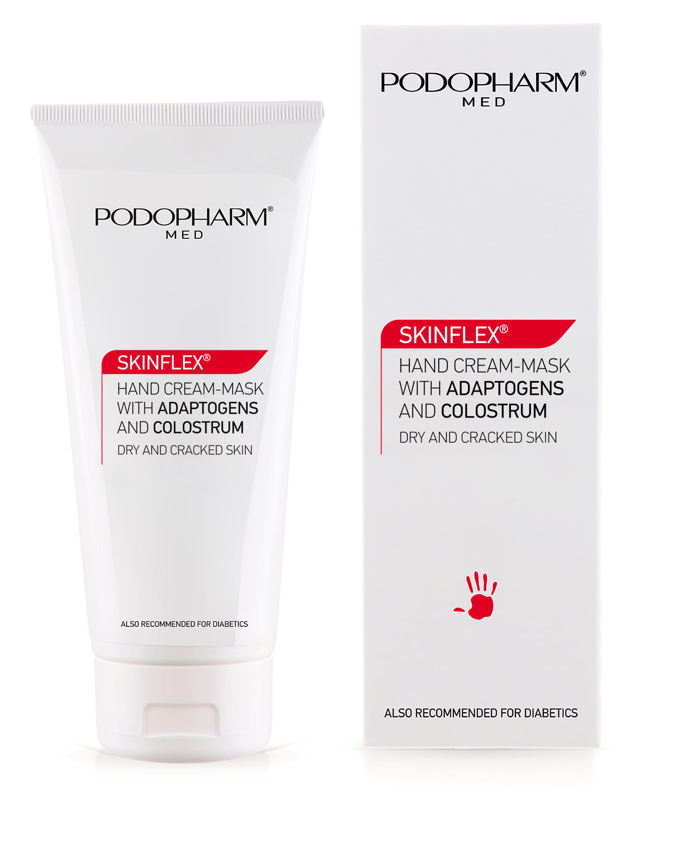 PODOPHARM SKINFLEX maska na ruce s adaptogeny a kolostrem - 75ml