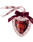 Skinny Scrunchie Tin Heart Ornament Emmie
