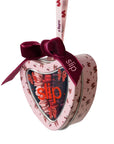 Skinny Scrunchie Tin Heart Ornament Emmie