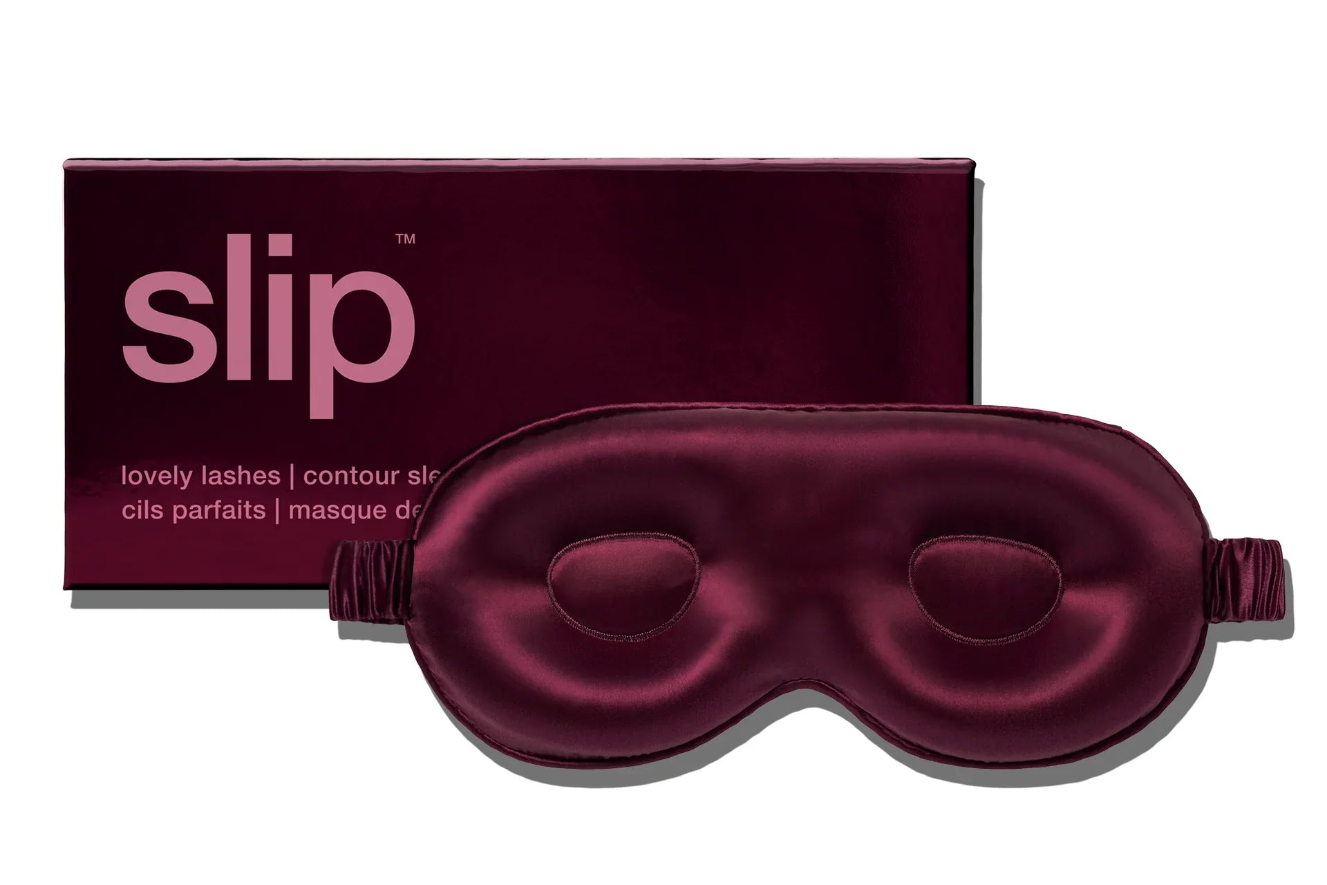 SLIP Silk Contour Sleep Mask Crimson